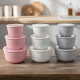 Plastic Tupperware Set - 3 Pieces